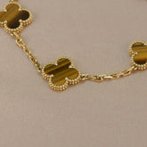 Tiger Eye Clover Bracelet-3