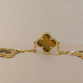 Tiger Eye Clover Bracelet-4